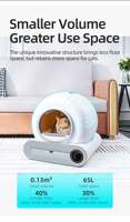 Bac à litière automatique pour chat nettoyage électrique automatique désodorisation fermée toilette intelligente multifonctionnelle pour chat