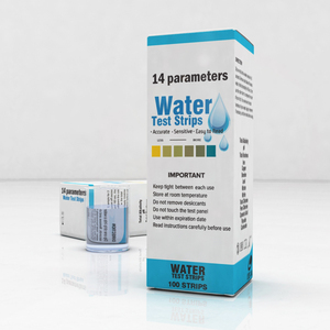 Kit de <span class=keywords><strong>test</strong></span> d'eau potable 14-en-1 <span class=keywords><strong>pour</strong></span> usage domestique, hôtelier, spa/bain à remous, analyse de la teneur en <span class=keywords><strong>sel</strong></span> de l'eau des conteneurs et <span class=keywords><strong>bandelettes</strong></span> de <span class=keywords><strong>test</strong></span> <span class=keywords><strong>pour</strong></span> <span class=keywords><strong>piscine</strong></span> - Product Image 4