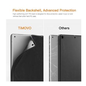 MOKO ISO BSCI Ultra Slim PU TPU Trifold Smart Cover portamatite per <span class=keywords><strong>iPad</strong></span> 7th 8th 10.2 pollici <span class=keywords><strong>2020</strong></span> 2019 - Product Image 3