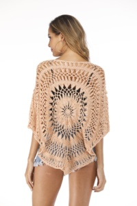 Amzn AE fb eb tiktok <span class=keywords><strong>Shein</strong></span> Nouvelle Mode Irrégulière châle Au Crochet Évider Dentelle Gland Femmes Pull Manteau - Product Image 2