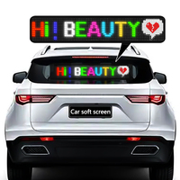 Pantalla LED Flexible para coche, Control por aplicación, autobús, destino, señal LED, tienda, programa de publicidad de Hotel, tablero de mensajes LED