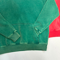 Sweat-shirt unisexe délavé multicolore coupe oversize décontracté couleur unie streetwear épais couleurs assorties