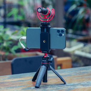 Mini Tripod Multifunctional Ulanzi Mt-08 Dslr Slr Phone <span class=keywords><strong>Vlog</strong></span> Tripod Cold Shoe Mobile Phone Mount Holder Vlogging - Product Image 2