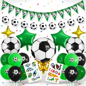 Decoración <span class=keywords><strong>para</strong></span> Fiesta de <span class=keywords><strong>Cumpleaños</strong></span> <span class=keywords><strong>con</strong></span> Temática de Fútbol, Juego de 23 <span class=keywords><strong>Banderines</strong></span> <span class=keywords><strong>con</strong></span> Guirnalda <span class=keywords><strong>para</strong></span> Fiestas Deportivas, Decoración <span class=keywords><strong>para</strong></span> Día de Partido - Product Image 1