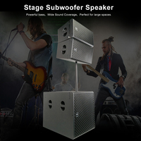 Nuevo Altavoz Profesional Activo con Amplificador DSP Integrado, Subwoofer para Fiestas, DJ, Exteriores, Subwoofer de Bajos Potentes de 18 Pulgadas