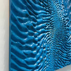 Arte Murale 3D Blu Vincentaa, Decorazione di Lusso per Interni, Utilizzata per Hotel - Product Image 3