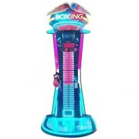 Machine de jeu d'arcade professionnelle avec mesure de force de frappe, système de notation LED haute résistance pour parcs d'attractions et centres de jeux