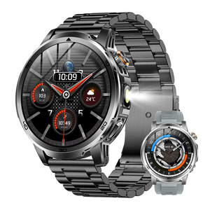 Reloj Inteligente SANVNET AK95 con Linterna, Pantalla HD <span class=keywords><strong>de</strong></span> 1.85 Pulgadas, Resistente al Agua, Monitorización del Sueño, Reloj Inteligente Deportivo <span class=keywords><strong>para</strong></span> Hombre 2026 - Product Image 1
