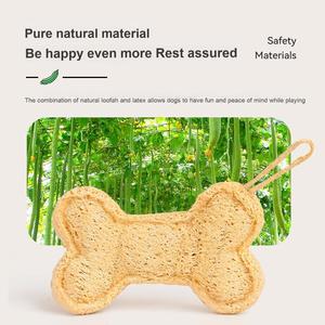 Wholesale Eco-Friendly Natural Loofah Dog Chew <b>Toys</b>-<b>Interactive</b> Small Size for Dogs & <b>Cats</b> Teeth Cleaning & Play - Product Image 3
