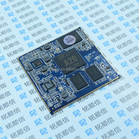 Placa base de doble núcleo con orificios de sello, CORTEX-A7 de brazo de código abierto, memoria de 512M, Allwinner A20