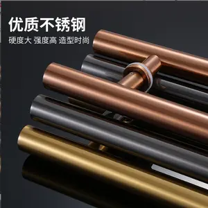 Горячая распродажа, изготовленная на заказ, стеклянная дверная ручка из нержавеющей стали, H-образная стеклянная дверная ручка в Фошань, Китай