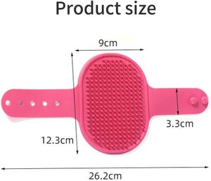 Cepillo para Perros y Peine para Gatos - Autolimpiante, Plegable, Seguro, de Silicona Suave, Color Rosa, para Perros y Gatos - Product Image 5