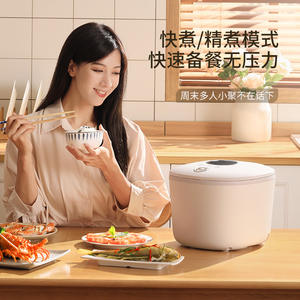 Joyoung <b>Smart</b> Rice <b>Cooker</b> 4L Electric With Timer Function Microcomputer Control For Home Kitchen Use - Product Image 2
