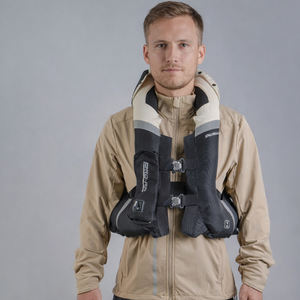 Gilet airbag pour moto, combinaison de course avec bandes réfléchissantes, plus sûr de rouler la nuit avec protection dorsale - Product Image 6