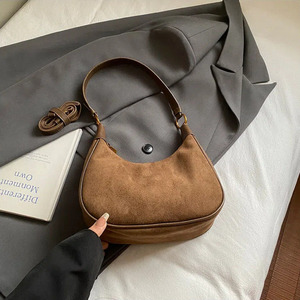 Bolso Hobo de PU para Mujer, Estilo Retro, Diseño de Media Luna, Multiusos, de Hombro, Cruzado, con Asa Superior y Cierre de Cremallera, Tendencia de Moda 2026 - Product Image 4