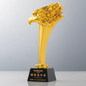 Trofeos de Cristal de Resina, Premios de Oro, Plata, Bronce, León, Águila, Caballo, Ganado, Regalos de Bienvenida de Madera, Impresión UV de Seguro, Año 2017 - Product Image 4