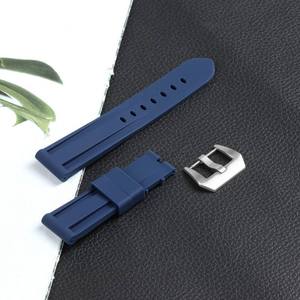 Bracelet de montre en caoutchouc fluoré à dégagement rapide pour vente en gros, compatible 20/22/24 mm, avec boucle en acier inoxydable, pour remplacement universel de montre - Product Image 6