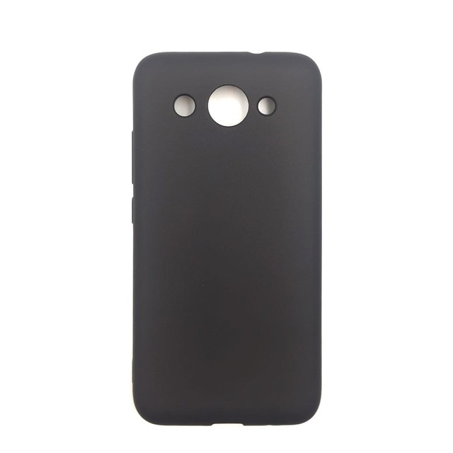 Manufacturer Wholesale Matte TPU Cases Soft Frosted Back Cover Silicone Mobile Phone Case for Huawei Y3 2017 Black