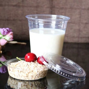Cốc Sữa Chua Bột Yến Mạch Dùng Một Lần Parfait Insert 9 Oz, 12 Oz Rõ Ràng Nhựa Lạnh Pet Cup Với Snack Có Nắp Đậy - Product Image 3