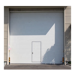 <span class=keywords><strong>Porte</strong></span> sectionnelle commerciale pliante <span class=keywords><strong>avec</strong></span> <span class=keywords><strong>portillon</strong></span> piétonnier, <span class=keywords><strong>porte</strong></span> <span class=keywords><strong>de</strong></span> <span class=keywords><strong>garage</strong></span> coulissante automatique à ouverture verticale, <span class=keywords><strong>porte</strong></span> à volets isolés en acier - Product Image 1