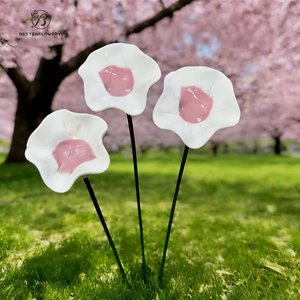 Alimentatore per api in ceramica colorata, stazione d'acqua artigianale per pollinatori, decorazione per giardino e cortile - Product Image 4