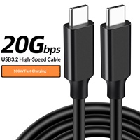 Kabel Data USB3.2 10Gbps Kecepatan Tinggi USB-A/Type-C untuk SSD/HDD Ponsel & Tablet (iPhone 15 iPad)-Gen2 Flashing