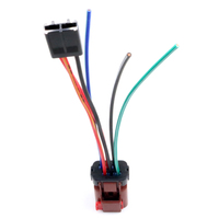 Lot de 4 connecteurs de module de bobine d'allumage ABS cuivre 5P de remplacement pour VW Passat Audi A4 1.8T-4.2L 12V 50A IP67