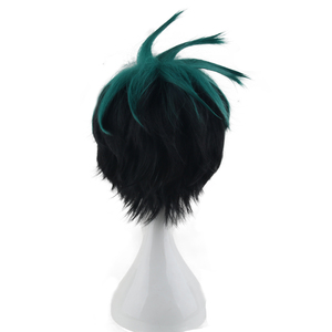 Perruque My Hero Academia <span class=keywords><strong>Izuku</strong></span> <span class=keywords><strong>Midoriya</strong></span>, perruque verte courte pour <span class=keywords><strong>Cosplay</strong></span>, animé Deku - Product Image 5
