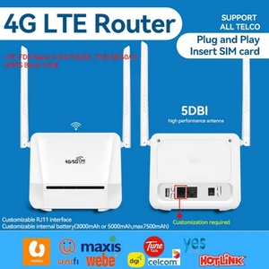 High Speed 4G LTE Router 300Mbps Wireless Hotspot RJ45 Network Mobile CPE Router With Battery - Product Image 5