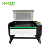 Geüpgradede geleiderail 4060 6090 1060 CO2 lasergraveermachine voor hobby, geschikt voor glas, acryl, kristal, steen, rubber, hout, zeep, leer en papier
