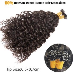 Extensiones de Cabello Remy Europeo Doble Trama, Puntas Planas K, Ondulado Ajustado, Trama Individual, Color 613, Pre-Adheridas con Queratina, Teñibles, Profundas, 10A, 100g - Product Image 6