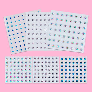 Tatouage professionnel personnalisé cristal <span class=keywords><strong>visage</strong></span> gemmes temporaire diamant autocollant <span class=keywords><strong>strass</strong></span> bijou décoratif pour Festival corps oeil poitrine - Product Image 2