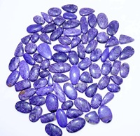 Matériau brut de charoïte naturelle de qualité supérieure, pierre de cristal violette de haute qualité pour la création de bijoux et la collection, en vente