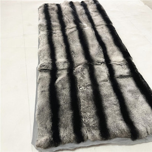 Alfombra de <span class=keywords><strong>pelo</strong></span> natural de piel real Rex, cama de lujo, tiro <span class=keywords><strong>Chinchilla</strong></span> - Product Image 2