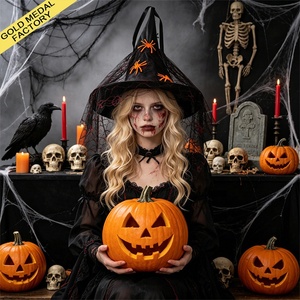 Sombreros <span class=keywords><strong>de</strong></span> <span class=keywords><strong>Bruja</strong></span> <span class=keywords><strong>de</strong></span> Halloween con Velo <span class=keywords><strong>de</strong></span> Telaraña, <span class=keywords><strong>Gorro</strong></span> <span class=keywords><strong>de</strong></span> <span class=keywords><strong>Bruja</strong></span>, Accesorio <span class=keywords><strong>de</strong></span> Disfraz para Mujer, Decoración para Fiesta <span class=keywords><strong>de</strong></span> Cosplay <span class=keywords><strong>de</strong></span> Halloween, Baile <span class=keywords><strong>de</strong></span> Máscaras, Regalo - Product Image 1