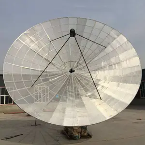 Chine Fournisseur Satellite Mesh Dish Antenne maille en aluminium 1.8m 2.4 m 3m 3.7m 4.5m antenne de montage sur poteau