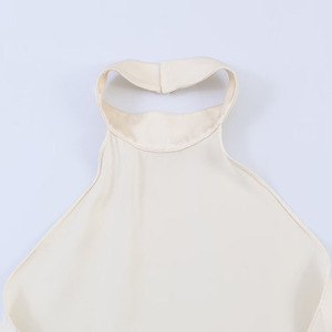 ZATRHMBM Nouveautés Printemps/Été 2026 : Gilet élégant uni à col licou – Un haut féminin rétro, sexy et <span class=keywords><strong>chic</strong></span> - Product Image 6