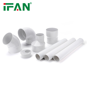 IFANPlus sortie d'usine ASTM D2665 connecteur de tuyau en plastique Joint en Pvc pour raccords blancs de Drainage UPVC 1 ''-6'' - Product Image 1