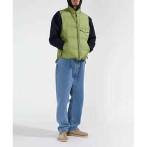 سترة منتفخة خضراء زيتونية قابلة للتخصيص للرجال-قماش بوليستر ، تصميم مبطن ، دافئ وأنيق ، مثالي للأزياء الشتوية - Product Image 2