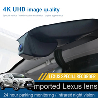 4K Wifi Verborgen Nachtzicht G-Sensor Auto Black Box Dashboard Camera Dashboard Cam Voor Lexus RX19-21