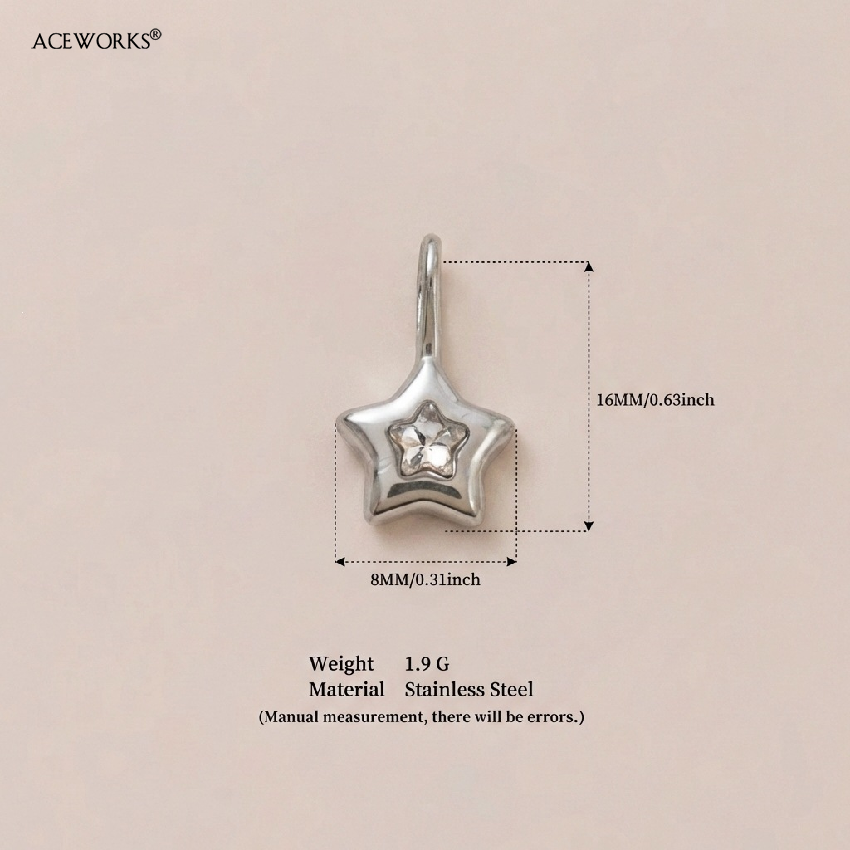 Clear Star Charm