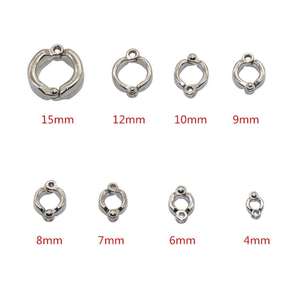 حبل إطلاق الببغاء حلقة القدم سلسلة القدم المضادة للفصل إبزيم القدم سبيكة حبل مرن لوازم الطيور - Product Image 6