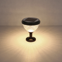 Lampe de jardin la plus populaire Lumière solaire de jardin en aluminium antique Lumières de jardin Lampe à led étanche pour l'extérieur