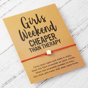 Factory Gold Crown Rose Bloem Paard Bedelarmband Laat De Shenanigans Beginnen Meisjes Weekend Goedkoper dan Therapie Dames Armband - Product Image 4