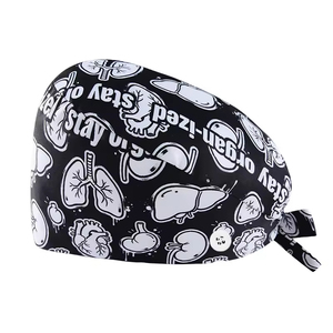 Gorros Quirúrgicos Unisex con Forro <span class=keywords><strong>de</strong></span> Satén y Botones, Gorros <span class=keywords><strong>de</strong></span> Enfermera con Estampado <span class=keywords><strong>de</strong></span> Dibujos Animados, Gorros Médicos para Doctores, Gorros Quirúrgicos Transpirables - Product Image 5