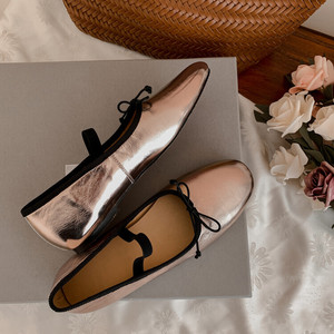 Xinzirain scarpe da ballo da donna personalizzate di alta qualità in morbida pelle di pecora Mary Janes ballerine con Logo personalizzato piatto - Product Image 4