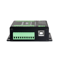 Adaptador de Puerto Serie USB 4 en 1 Waveshare FT4232HL, Convertidor TTL RS485 RS422 RS232, Aislamiento, Protección Antiestática y Contra Sobretensiones