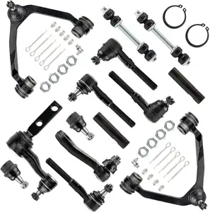 Kit de Suspensión con Brazo de Control Delantero, Rótula, Enlace de Barra Estabilizadora y Extremo de Barra de Acoplamiento, Compatible con <span class=keywords><strong>FORD</strong></span> <span class=keywords><strong>EXPEDITION</strong></span> 4WD 1997-2002 - Product Image 1