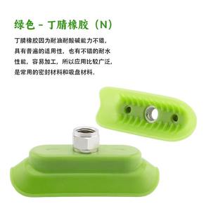 Ventosa de vacío para brazo robótico, disco cóncavo elíptico SOG15x40mm SOG35x100mm, accesorios neumáticos industriales de caucho - Product Image 5