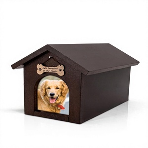 Urna para Cenizas <span class=keywords><strong>de</strong></span> Perro, Caja <span class=keywords><strong>de</strong></span> Recuerdo para Mascotas con Espacio para Foto, Gancho para Placa <span class=keywords><strong>de</strong></span> Identificación, Recuerdo Personalizado para el Recuerdo <span class=keywords><strong>de</strong></span> tu Mascota - Product Image 1
